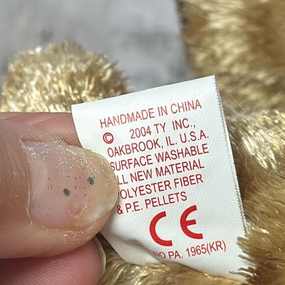 2004 TY Original Beanie Babies "Garfield" The Cat & Odie Dog Plush Jon Arbuckle - Picture 7 of 10